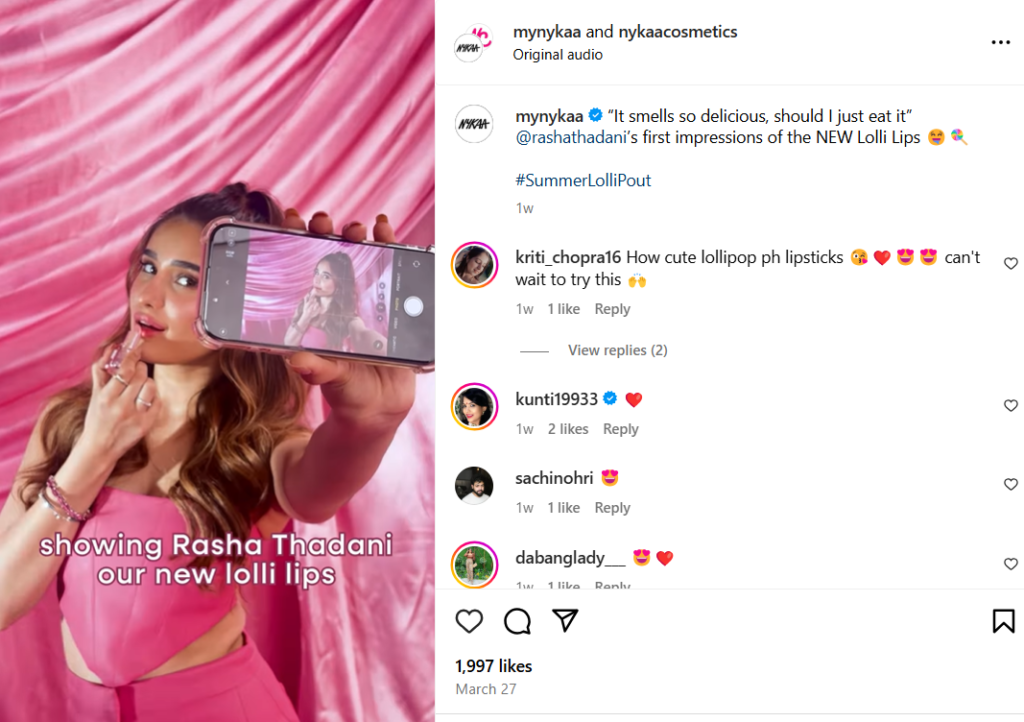 nykaa influencer